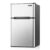 EUHOMY Mini Fridge with Freezer, 3.2 Cu.Ft Mini Refrigerator fridge, 2 door For Bedroom/Dorm/Office/Apartment – Food Storage or Cooling drinks(Silver).