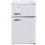 Galanz GLR31TWEER Retro Compact Refrigerator, Mini Fridge with Dual Doors, Adjustable Mechanical Thermostat with Freezer, White, 3.1 Cu FT