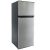 RecPro RV Refrigerator Stainless Steel | 10.7 Cubic Feet | 12V | 2 Door Fridge